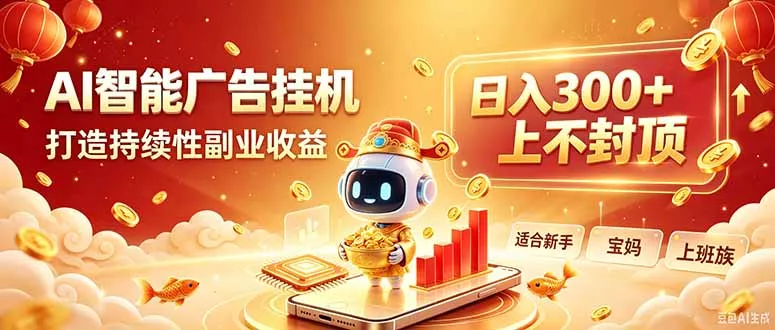 告别手动干活！AI自动化，解锁线上被动收益祝你网--专注互联网创业.信息差副业研究拒绝割韭菜祝你网