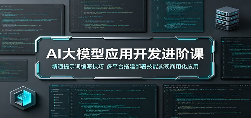 AI大模型应用开发进阶课:精通提示词编写技巧,多平台搭建部署技能实现商用化应用祝你网--专注互联网创业.信息差副业研究拒绝割韭菜祝你网
