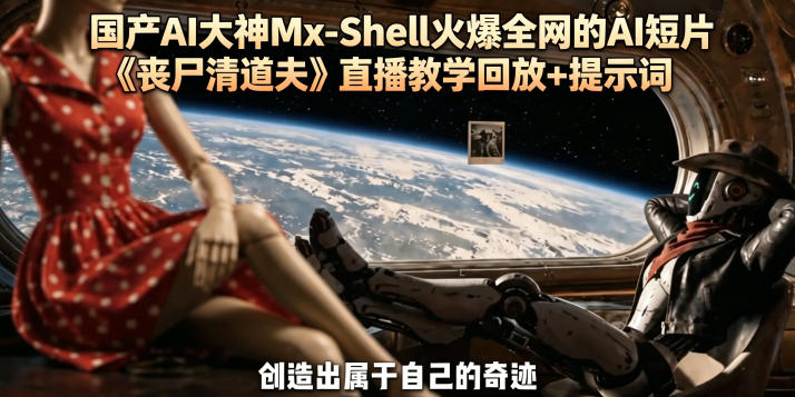0787cb6baa0458f89a89fc3db2213d35.jpeg 国产AI大神Mx-Shell火爆全网的AI短片《丧尸清道夫》直播教学回放+提示词