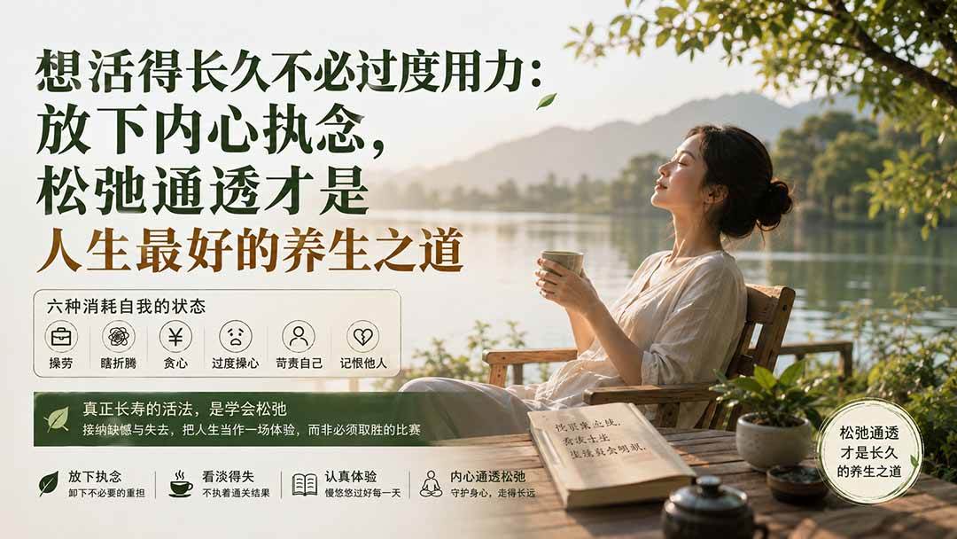0802e37b0c8874a15f55d1e9c2af3501.jpeg (20007期)付费文章:想活得长久不必过度用力:放下内心执念,松弛通透才是人生最好的养生之道