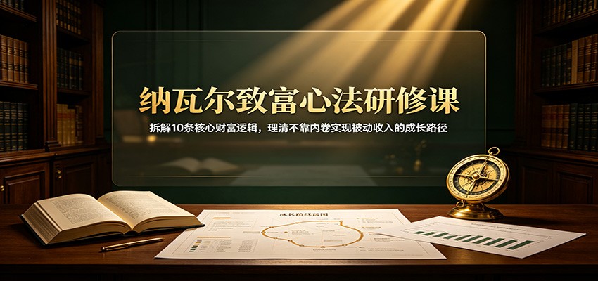 0a41bd41275203ac95a83935dab98639.jpeg 纳瓦尔致富心法研修课:拆解10条核心财富逻辑,理清不靠内卷实现被动收入的成长路径