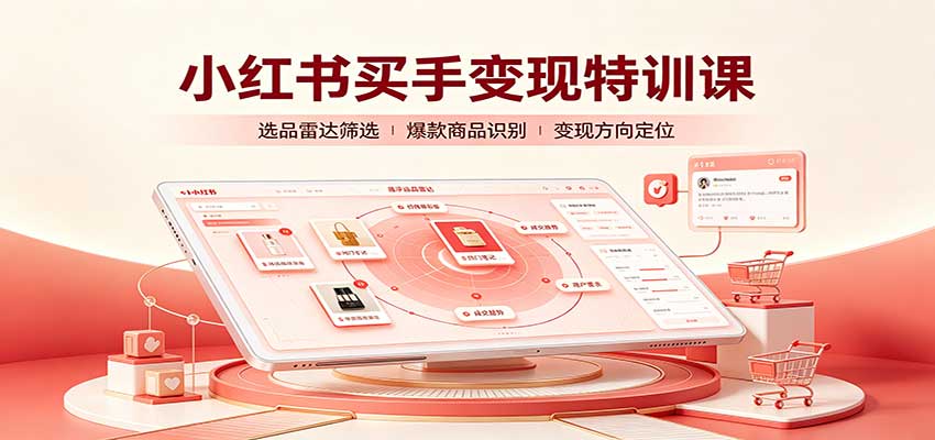 0ce6ff91f5d0293b78f5b99ff548ae66.jpeg 小红书买手变现特训课:账号定位养号起号,选品挂车,笔记标题封面全套教学
