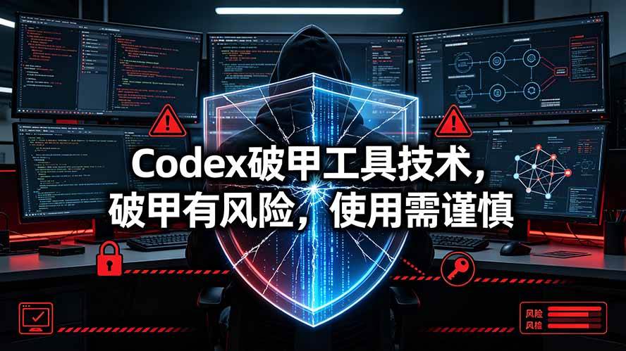 (19533期)Codex破甲工具技术,破甲有风险,使用需谨慎祝你网--专注互联网创业.信息差副业研究拒绝割韭菜祝你网