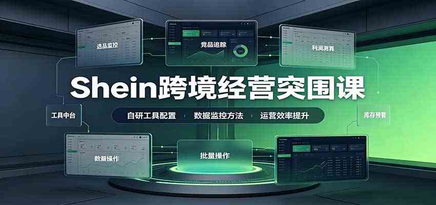 145c38f7806523af3a1a4d2dc15c5e93.jpeg Shein跨境经营突围课:选品测品运营优化,自研工具赋能,破解单量与利润增长困境