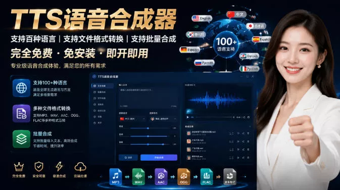 15b51560c4940ac37833d161a774a1f3.webp 最新TTS配音,支持批量,支持文件格式转换,功能超多