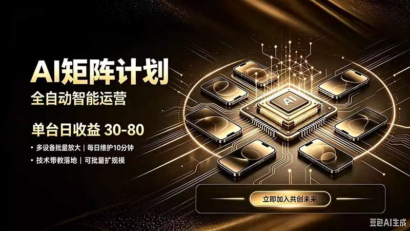 1ac27d6cb51f82d09bc0ab4bf24cd888.webp AI智能对话,矩阵规模化创业,全程技术扶持,长久稳定,日入800+