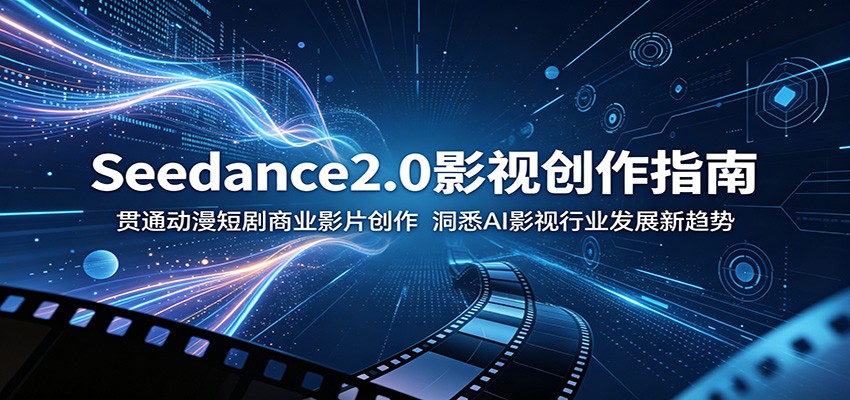 Seedance2.0影视创作指南:贯通动漫短剧商业影片创作,洞悉AI影视行业发展新趋势祝你网--专注互联网创业.信息差副业研究拒绝割韭菜祝你网