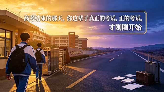 (18968期)付费文章:高考结束的那天,你这辈子真正的考试,才刚刚开始祝你网--专注互联网创业.信息差副业研究拒绝割韭菜祝你网