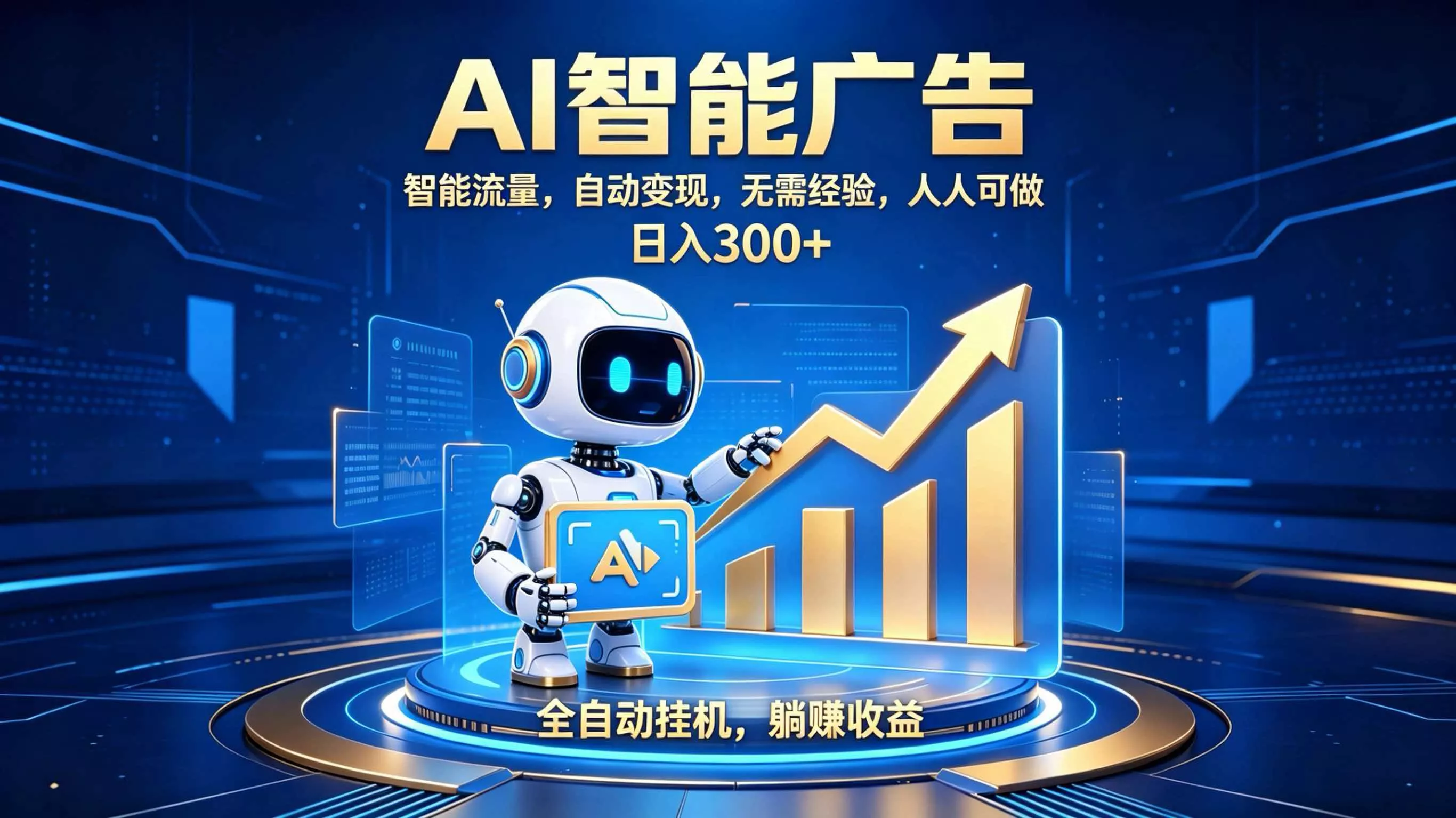 1cb95074cb0cc2352954380bd95a5bac.webp 轻资产新赛道,全自动AI广告,打造持续收益