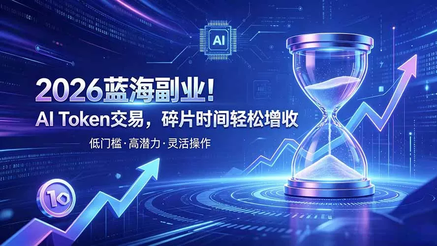 AI Token算力赛道!普通人可入局的数字副业祝你网--专注互联网创业.信息差副业研究拒绝割韭菜祝你网