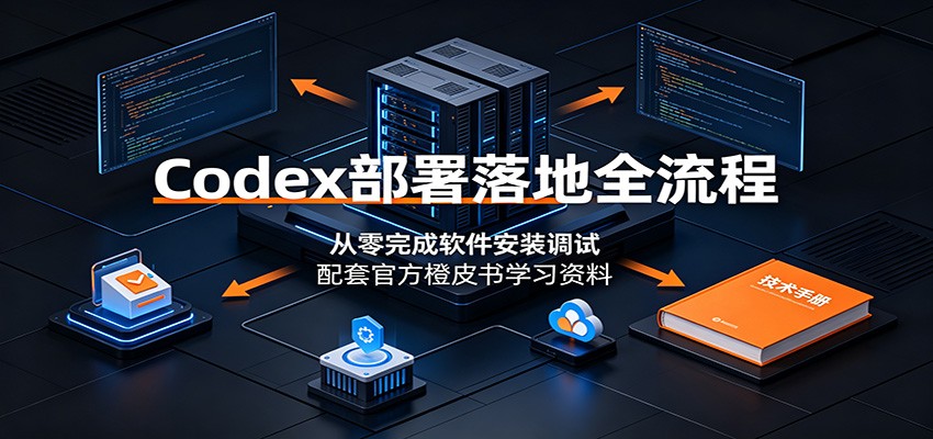 Codex部署落地全流程：从零完成软件安装调试，配套官方橙皮书学习资料祝你网--专注互联网创业.信息差副业研究拒绝割韭菜祝你网