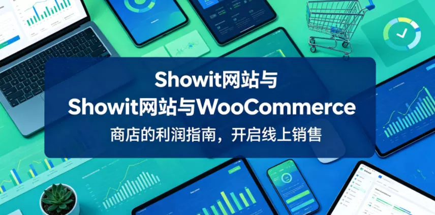 Showit网站与WooCommerce商店的利润指南,开启线上销售【原创双语字幕】祝你网--专注互联网创业.信息差副业研究拒绝割韭菜祝你网