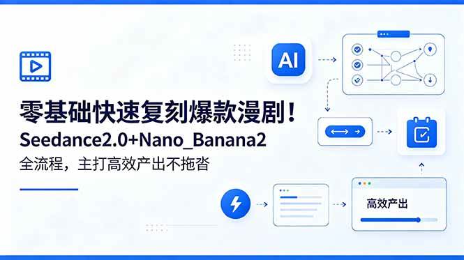 21da3431929052c96ca353bc9c33aa65.jpeg (18611期)零基础快速复刻爆款漫剧!Seedance2.0+Nano_Banana2全流程,主打高效产出不拖沓