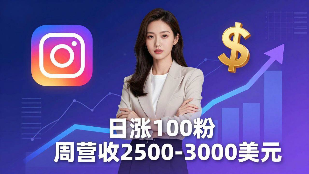 （18299期）想做数字产品？Sheri亲授：日涨100粉、每周2500至3000美元的营收，Instagram躺着赚祝你网--专注互联网创业.信息差副业研究拒绝割韭菜祝你网