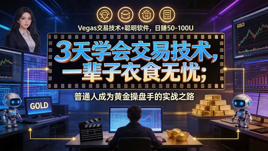 3天学会做交易,普通人快速成为操盘手” Vegas交易系统+聪明软件 , 日赚50-1000U, 长期稳定,小白轻松上手祝你网--专注互联网创业.信息差副业研究拒绝割韭菜祝你网