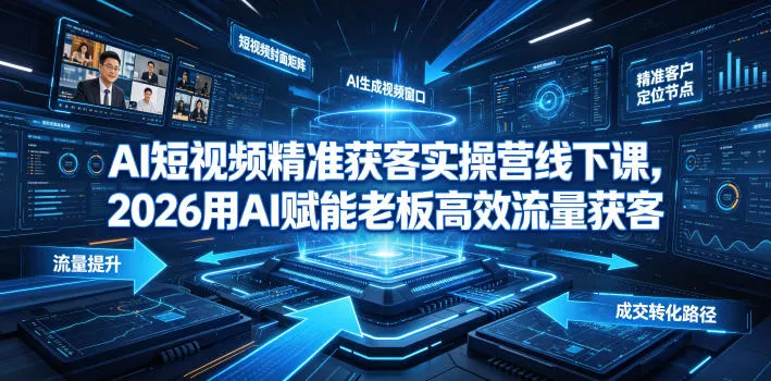 2d15e867f9f82f36cd9bb06d35092cd3.webp AI短视频精准获客实操营6月10-14号线下课,2026用AI赋能老板高效流量获客