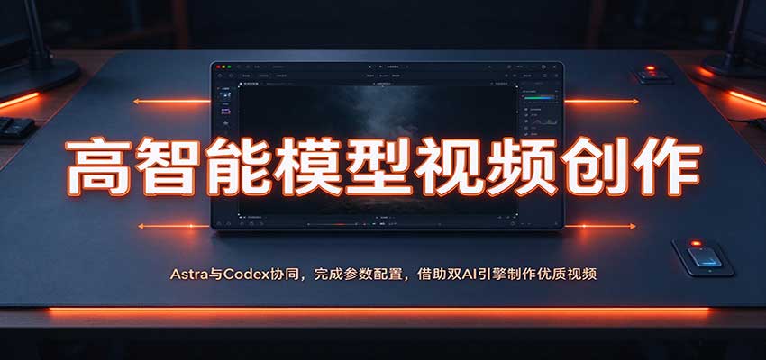 31532fc1a8bb5ad4ddb8002abac0fa4c.jpeg 高智能模型视频创作:Astra与Codex协同,完成参数配置,借助双AI引擎制作优质视频