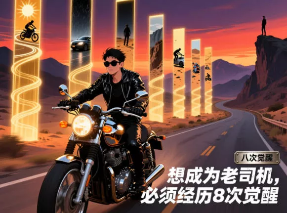 付费文章：想成为老司机，必须经历8次觉醒祝你网--专注互联网创业.信息差副业研究拒绝割韭菜祝你网