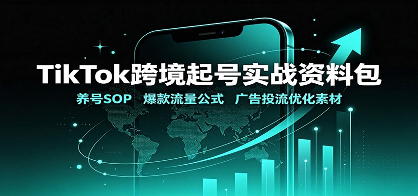 390fa38962ed56fe5a5915f3ea5b63a0.jpeg TikTok跨境起号实战资料包:养号SOP,爆款流量公式,广告投流优化素材