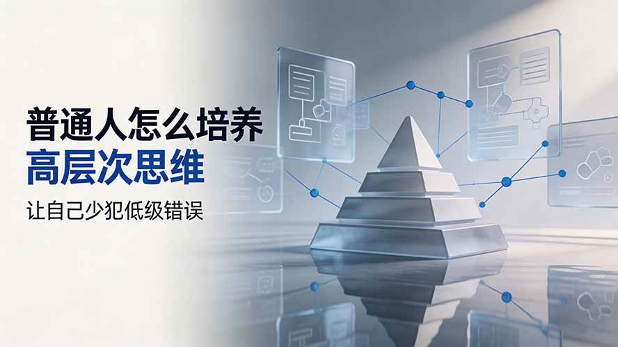 45b8760fc4595cc6bc6e1047f8f1debb.jpeg (19637期)付费文章:普通人怎么培养高层次思维,让自己少犯低级错误