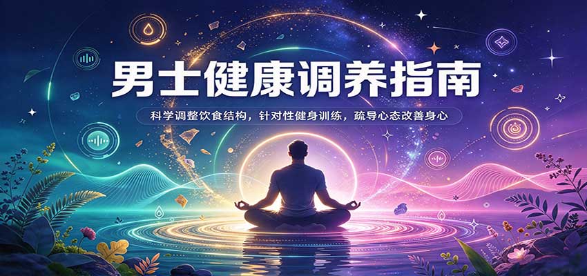 男士健康调养指南：科学调整饮食结构，针对性健身训练，疏导心态改善身心祝你网--专注互联网创业.信息差副业研究拒绝割韭菜祝你网