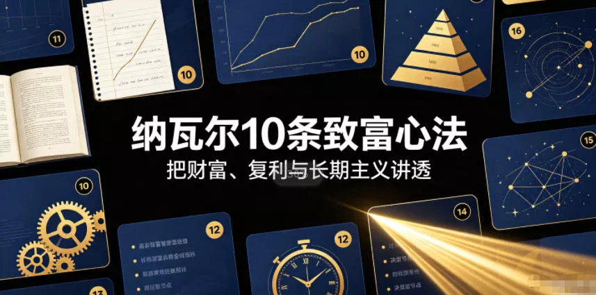 4792932cc4f186f0b9242e621b8dfdc8.webp 付费文章:纳瓦尔10条致富心法