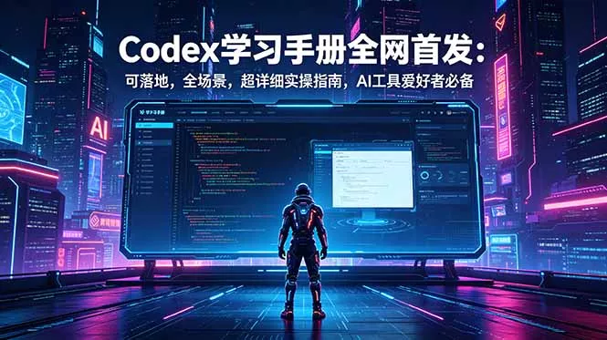 Codex学习手册全网首发:可落地,全场景,超详细实操指南,AI工具爱好者必备祝你网--专注互联网创业.信息差副业研究拒绝割韭菜祝你网