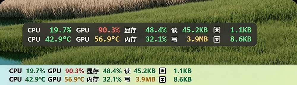 4fba1f6aee8d4d1314fb55119c0d235b.jpeg (20245期)Github超过3.3K Stars!电脑桌面硬件监控工具,界面好看又好用,实时CPU/GPU/网速实时显示 LiteMonitor