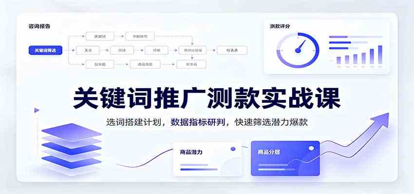 544cb181ef0ef532cc247715adab1232.jpeg 关键词推广测款实战课:选词搭建计划,数据指标研判,快速筛选潜力爆款