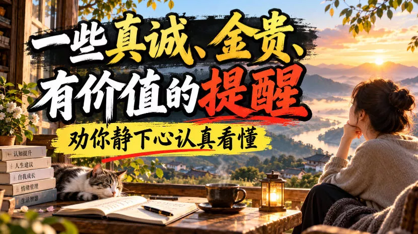 付费文章：一些真诚、金贵、有价值的提醒，劝你静下心认真看懂祝你网--专注互联网创业.信息差副业研究拒绝割韭菜祝你网