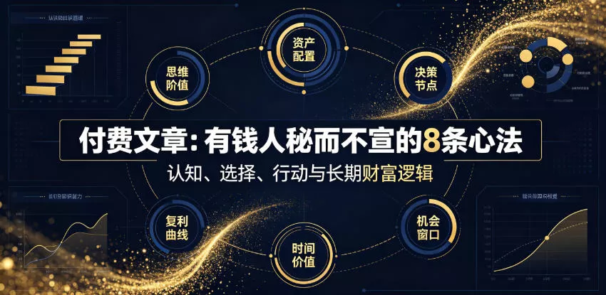 5643493de8074013089d3af9d2c92ee3.webp 付费文章:有钱人秘而不宣的8条心法