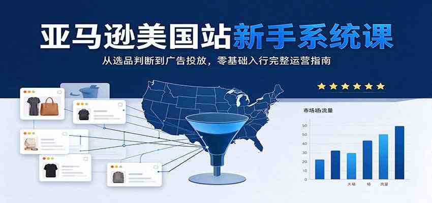 60e91cfcea0670a7a6496f7f8453e63e.jpeg 亚马逊美国站新手系统课:从选品判断到广告投放,零基础入行完整运营指南