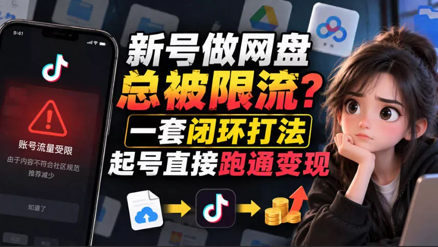 小白新号过限流:别发链先养号,12步SOP直接抄祝你网--专注互联网创业.信息差副业研究拒绝割韭菜祝你网