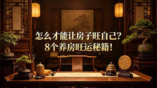 （19023期）付费文章：怎么才能让房子旺自己？8个养房旺运秘籍！祝你网--专注互联网创业.信息差副业研究拒绝割韭菜祝你网