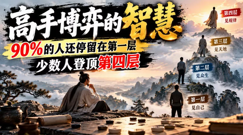 付费文章:高手博弈的智慧,90%的人还停留在第一层,少数人登顶第四层祝你网--专注互联网创业.信息差副业研究拒绝割韭菜祝你网