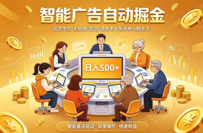 2026年最好做的项目：自动掘金项目，小白轻易上手，单日轻松收入500+【揭秘】祝你网--专注互联网创业.信息差副业研究拒绝割韭菜祝你网