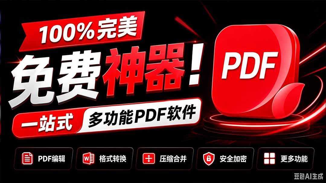 (20512期)100%完美免费神器!一站式多功能PDF软件,支持PDF格式转换压缩编辑等,简约无广告,太Nice了JOPDF祝你网--专注互联网创业.信息差副业研究拒绝割韭菜祝你网