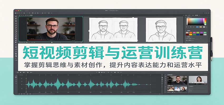7a8f7f67954b1b687e3fd62b72e234f2.jpeg 短视频剪辑与运营训练营:掌握剪辑思维与素材创作,提升内容表达能力和运营水平