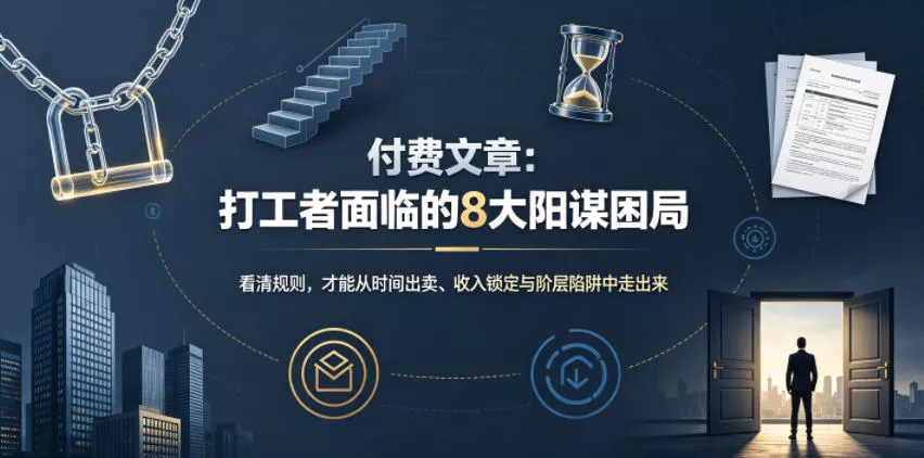 7e50ca152d332e8ae553b14714b22c2a.webp 付费文章:打工者面临的8大阳谋困局