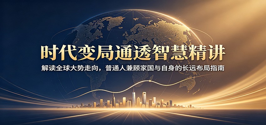 时代变局通透智慧精讲:解读全球大势走向,普通人兼顾家国与自身的长远布局指南祝你网--专注互联网创业.信息差副业研究拒绝割韭菜祝你网