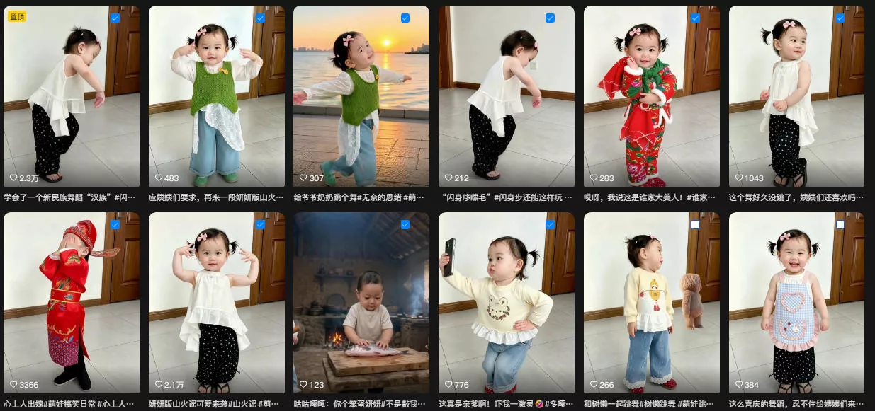 88434df2636599398380918978b8f06a.webp 抖音16W粉丝博主的AI萌娃跳舞视频教学,可做视频挂载剪映拉新+各个平台的创作者分成+收徒等多种变现方式,单月1W+