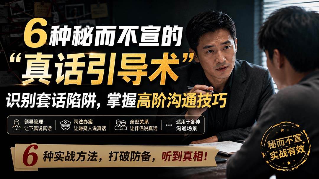 8b9fbd8f2ffcb81dfdfcddcd6fbc7fd9.jpeg (20113期)付费文章:6种秘而不宣的“真话引导术”识别套话陷阱,掌握高阶沟通技巧