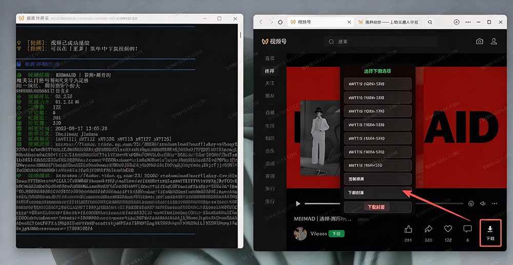 8c74aec9afe62132e9a05291b54579e3.jpeg (20967期)Github热门工具,视频号下载神器又来了!一键注入下载按钮,轻松下载,使用便捷 wx_channel