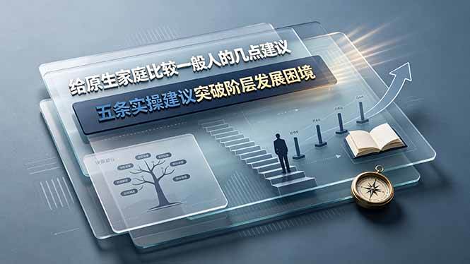 8f613c0737dac0d452b7a3533f11fadd.jpeg (19194期)付费文章:给原生家庭比较一般人的几点建议,五条实操建议突破阶层发展困境