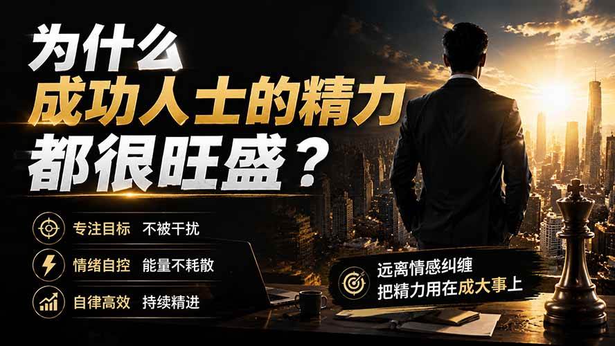 (19754期)付费文章:为什么成功人士的精力都很旺盛?祝你网--专注互联网创业.信息差副业研究拒绝割韭菜祝你网