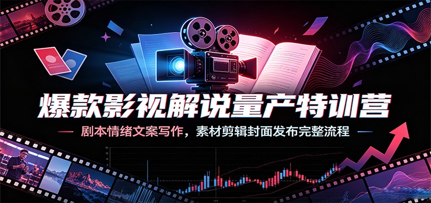 9302c85c9085c52631b9fc3f9e6e4dc5.jpeg 爆款影视解说量产特训营:剧本情绪文案写作,素材剪辑封面发布完整流程