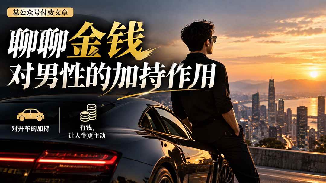 9adf7977725f445952d586c902cbab8f.jpeg (20627期)【无水印】某公众号付费文章:聊聊金钱对男性的加持作用