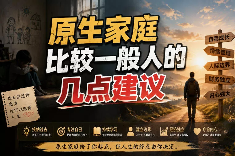 付费文章：给原生家庭比较一般人的几点建议祝你网--专注互联网创业.信息差副业研究拒绝割韭菜祝你网