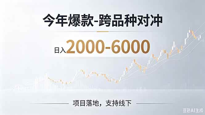 (19150期)2026创业新风口—跨品种对冲震撼首发!日收益2000-6000+,项目绿色长久,安全稳健祝你网--专注互联网创业.信息差副业研究拒绝割韭菜祝你网