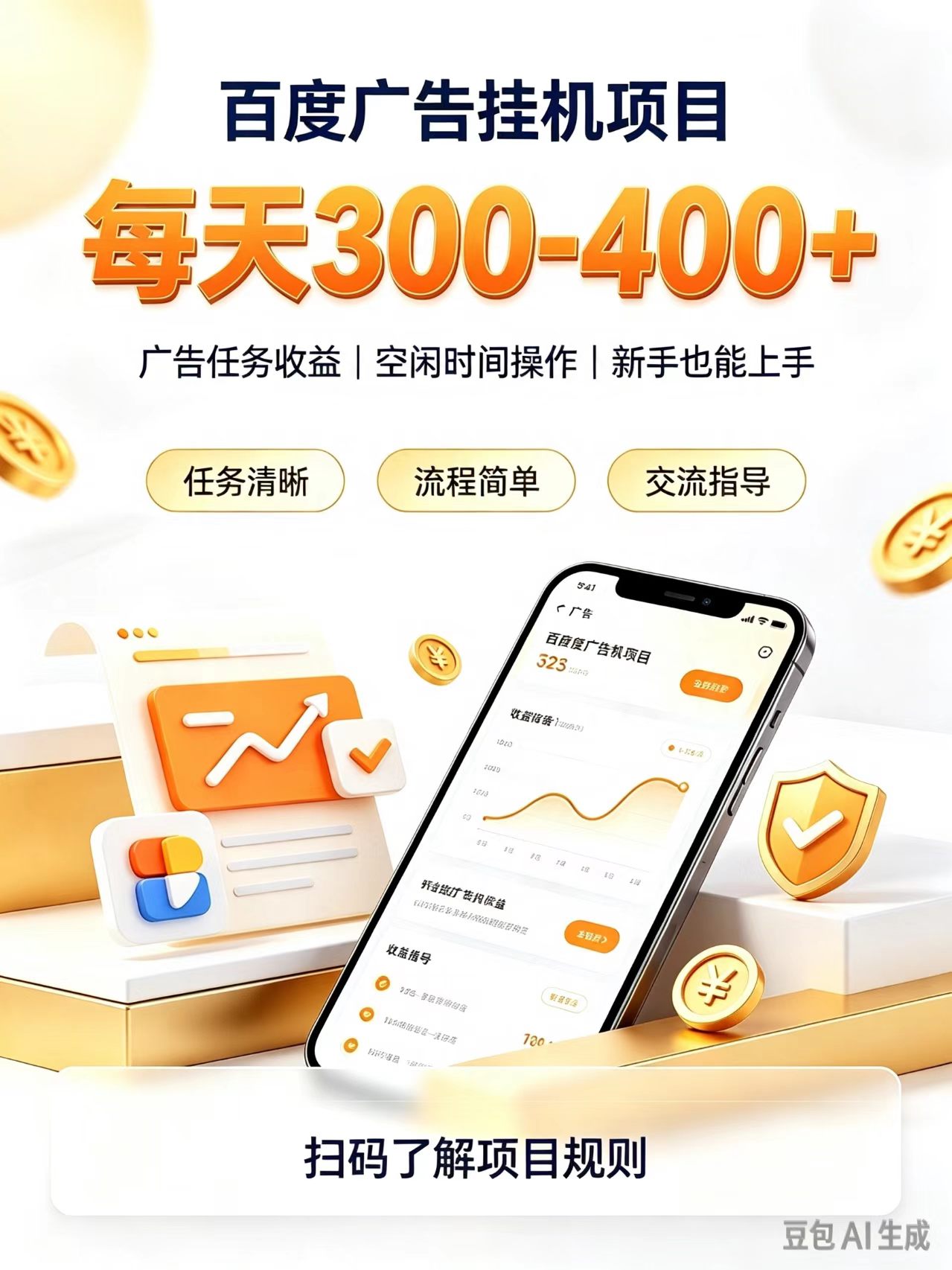 广告挂机0门槛副业，日赚300-400，躺赚稳定风口项目祝你网--专注互联网创业.信息差副业研究拒绝割韭菜祝你网